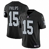 Men & Women & Youth Las Vegas Raiders #15 Kyle Philips Black 2025 Vapor Stitched Jersey,baseball caps,new era cap wholesale,wholesale hats